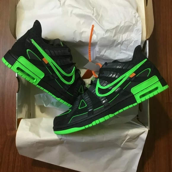 NIKE AIR RUBBER DUNK x OFF-WHITE GREEN STRIKE 2020
